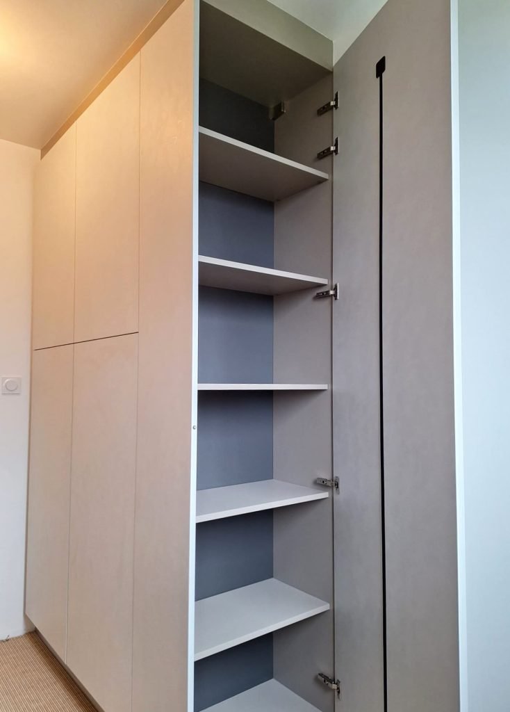 Conception agencement par Idea Mobilier de placards.
